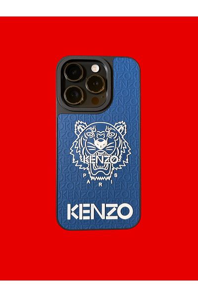 Kenzo Carcasă de telefon compatibilă cu iPhone 14 Pro Max - Albastră