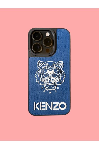 Kenzo Carcasă de telefon compatibilă cu iPhone 13 Pro Max - Albastră