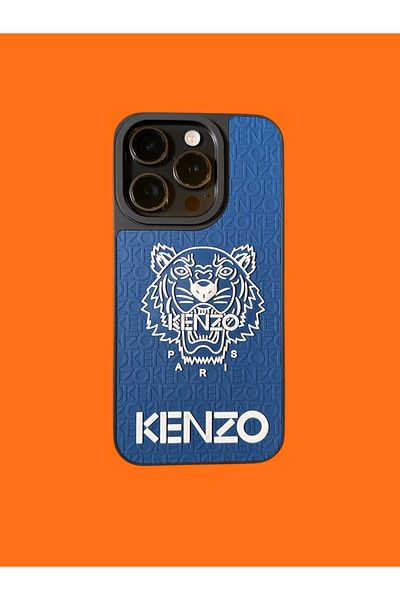 Kenzo Carcasă de telefon compatibilă cu iPhone 15 Pro - Albastră