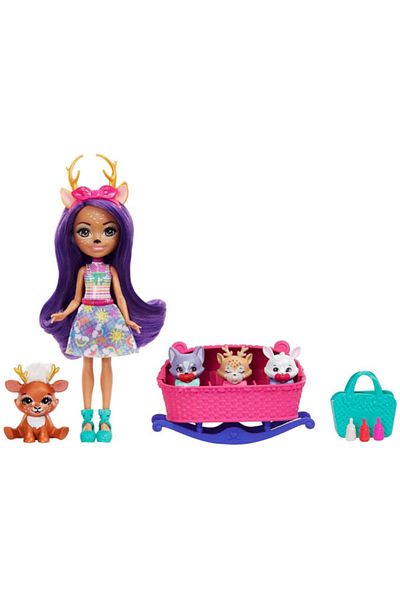 mattel Playset Enchantimals Baby Best Friends - Danessa Deer and Sprint