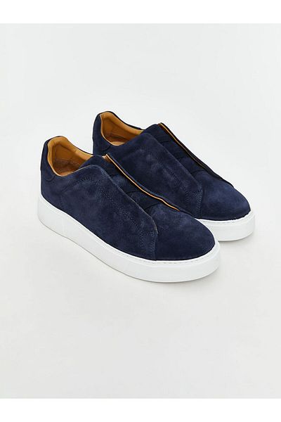 LC Waikiki Lcw Steps Navy Blue Suede Men's Sports Shoes