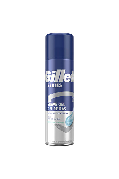 Gillette Gel de ras Gillette Series revitalizant cu Ceai Verde pentru barbati, 200 ml