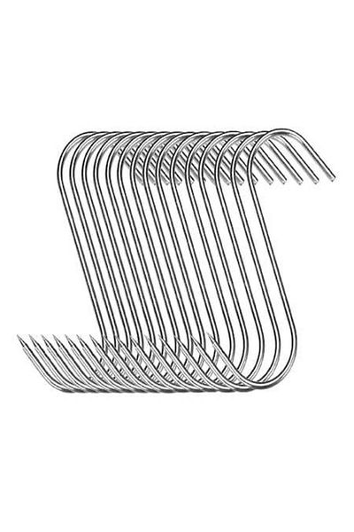 Urban Trends Set of 15 Stainless Steel Hooks for Meat, Butchery or Smokers Premium URBAN TRENDS