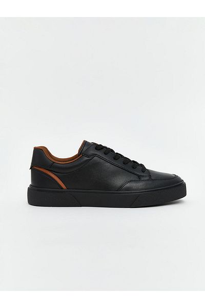 LC Waikiki Men's Lace-Up Leather Look Sneakers