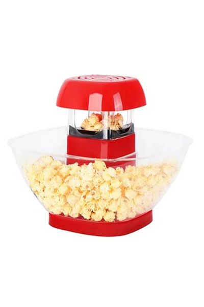 Rovitech Aparat pentru facut popcorn, cu aer cald, fara ulei si grasimi, bol de servire deatasabil