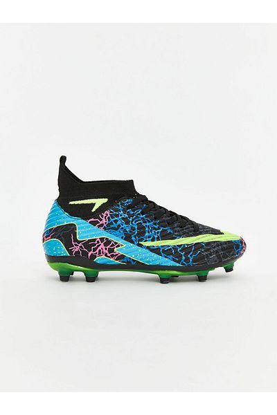 LC Waikiki Lcw Steps Black Lace-Up Boys' Football Boots