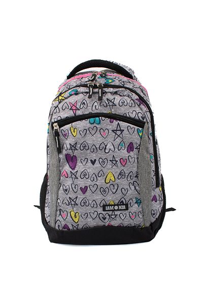 Lamonza Wool Backpack, Lamonza, 46x35x15 cm, Multicolor