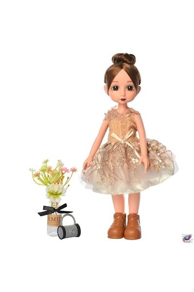 Creative Toys Papusa Mulisha Fashion Classics ANGMAD, rochie stralucitoare, accesorii, 33cm, multicolor