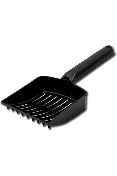 ASTORAL Astorpet litter scoop, polypropylene, black, 25.5 x 11 cm