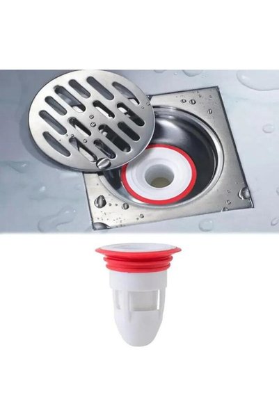 Urban Trends Filtru Anti-Miros Canalizare Profesional, URBAN TRENDS®, Plastic, 45 mm, Alb/Rosu