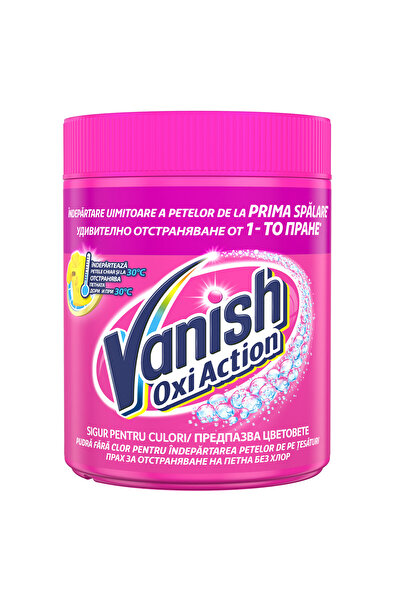 Vanish Vanish OXI PINK POWDER σκόνη αφαίρεσης λεκέδων, 423 γρ.