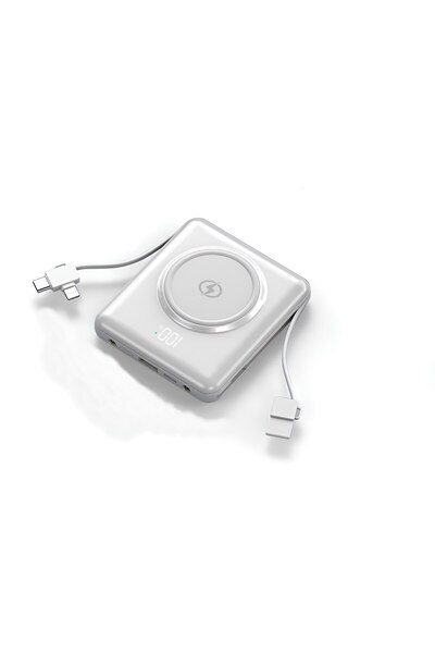 ideal STORE Baterie Externa Mini Battery IdealStore 10000 maH, 4 iesiri USB, USB tip C, USB tip micro, Incarcare