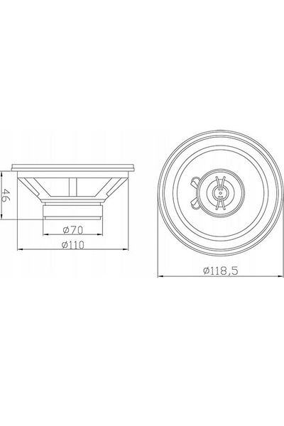 Blow Set of 2 car speakers Blow WH-1316, 100W, 4ohm