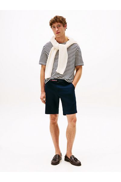 Tommy Hilfiger Tommy Hilfiger Men Desert Sky Brooklyn Belt Slim Chino Shorts