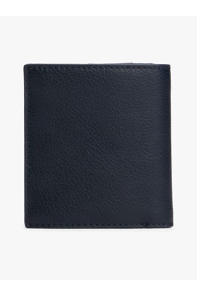Tommy Hilfiger Men Dark Night Navy Heritage CC & Coin Wallet