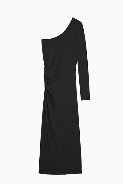 Patrizia Pepe ROCHIE CU UMERI GOȘI - PATRIZIA PEPE - XL, NEGRU