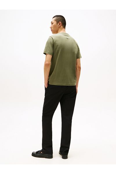 Tommy Hilfiger Tommy Hilfiger Men Battle Green Regular Fit Short Sleeve T-Shirt