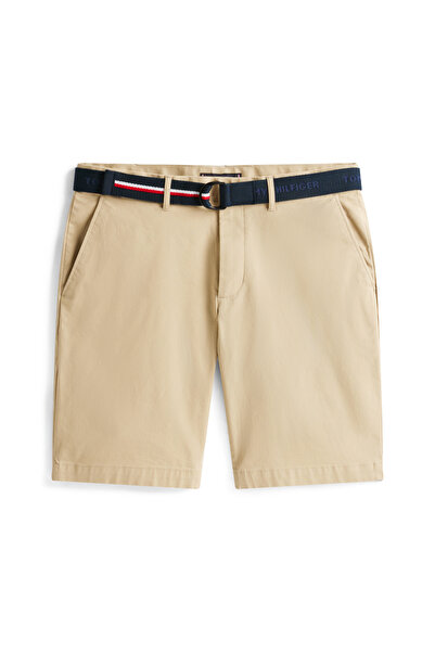 Tommy Hilfiger Tommy Hilfiger Men Sandalwood Brooklyn Belt Slim Chino Shorts