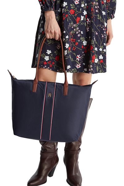 Tommy Hilfiger Women Space Blue Corp Popette Tote