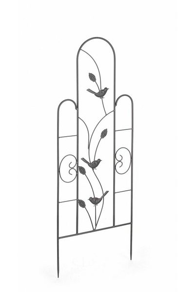 Bizzotto Plant Support Metal Gray Anthracite Jemma 40x1x110 cm