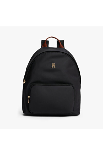 Tommy Hilfiger Tommy Hilfiger Women Black Popette Dome Backpack