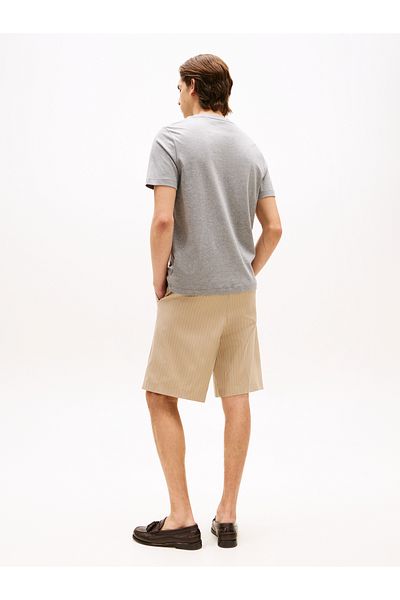 Tommy Hilfiger Men Medium Grey Heather Light Interlock Short Sleeve T-Shirt