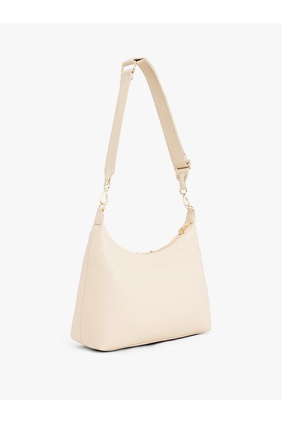 Tommy Hilfiger Women Sandalwood Corp Popette Soft Shoulder Bag