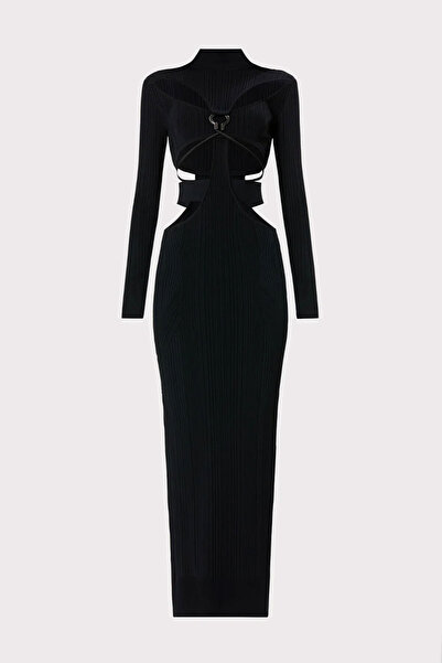 Herve Leger ROCHIE DECOUPE CU SLIP ȘI BRĂȚI - HERVE LEGER - NEGRU, XS