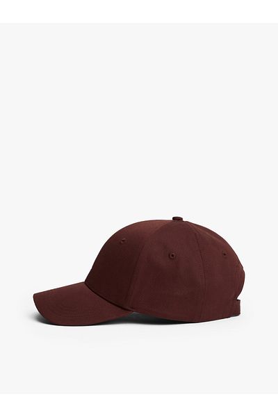 Tommy Hilfiger Men Rich Walnut Flag Cotton 6 Panel Cap
