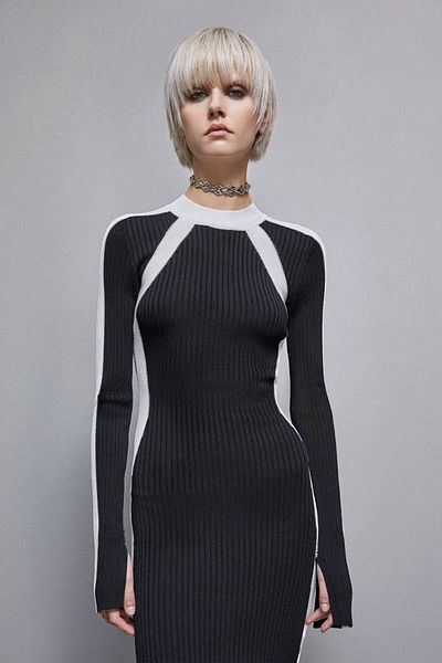 Patrizia Pepe ROCHIE SLIM - PATRIZIA PEPE - L, NEGRU