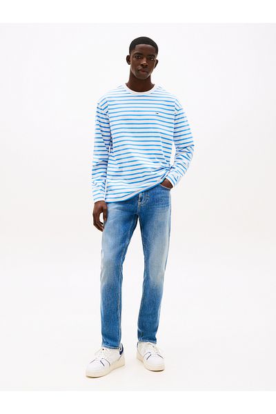 Tommy Hilfiger Tommy Hilfiger Men Denim Medium Blue Austin Slim Tapered Leg Jeans