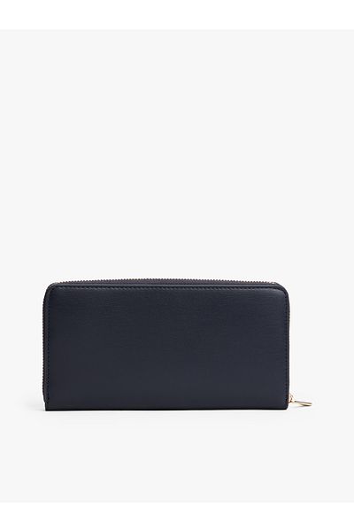 Tommy Hilfiger Women Space Blue Icon Large Zip Around Wallet