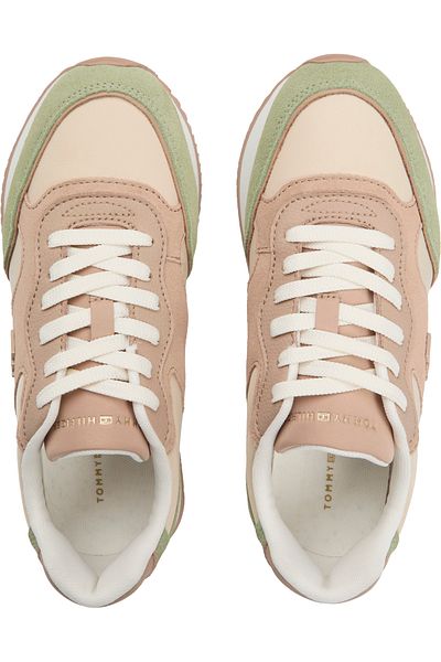 Tommy Hilfiger Women Earth Sage Easy Runner Low Top Sneakers