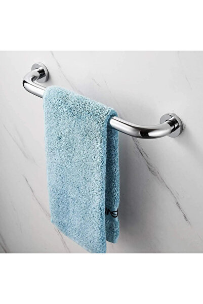 Alper Banyo 40 cm Paslanmaz Engelli Tutunma Barı | Wc ve Duş İçin Güvenli Kavrama | Ø 19 mm Çap