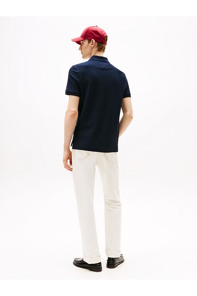 Tommy Hilfiger Men Desert Sky Ic Graphic Regular Short Sleeve Polo T-Shirt
