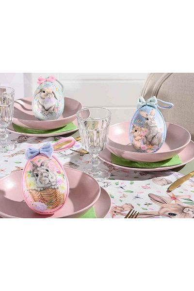 Decorer Set 6 buc. Paste textile multicolore 8x12.5 cm