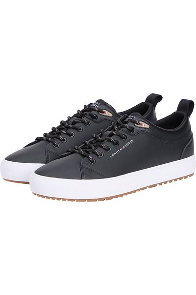 Tommy Hilfiger Men Black Hi Vulc Core Low Top Sneakers