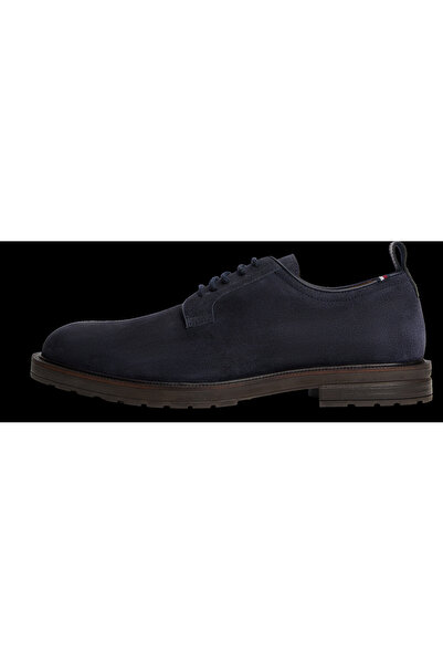 Tommy Hilfiger حذاء ديربي من الجلد السويدي Desert Sky للرجال من Tommy Hilfiger