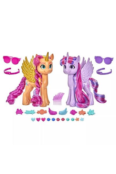 Hasbro Set of 2 ponies My Little Pony Wing Sparkling Generations, Twilight Sparkle and Sunny Starscout
