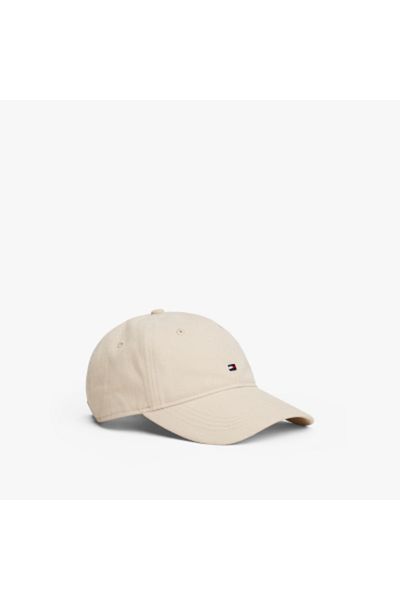 Tommy Hilfiger Men Classic Beige Flag '85 Soft 6 Panel Cap