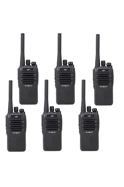 PNI Kit of 6 portable radio stations PNI PMR R17 446MHz, 0.5W, 16 PMR channels