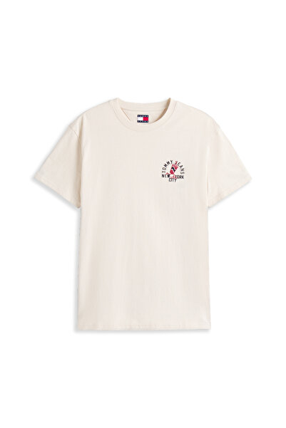 Tommy Hilfiger Tommy Hilfiger Men Desert Sand Dune Regular Fit Short Sleeve T-Shirt