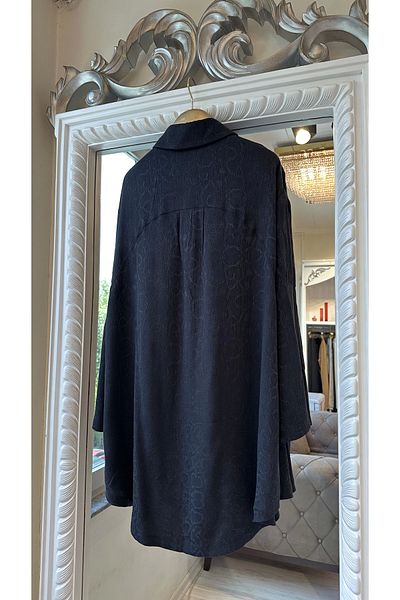 Invee Invee 7108 Patterned Shirt - Black