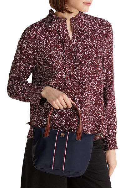Tommy Hilfiger Women Space Blue Corp Popette Mini Tote