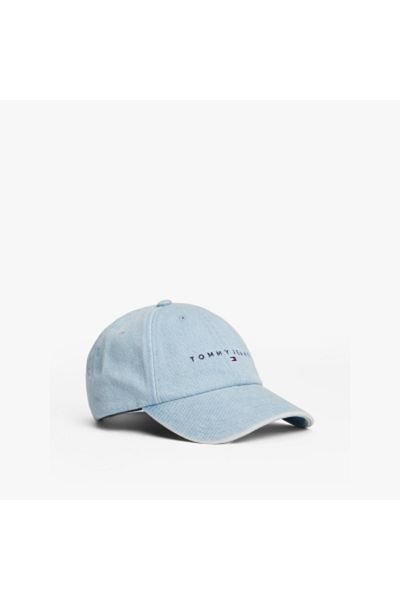 Tommy Hilfiger Women Light Denim Linear Denim Cap