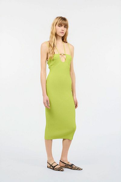 Just Cavalli MIDI DRESS - JUST CAVALLI - S, GREEN