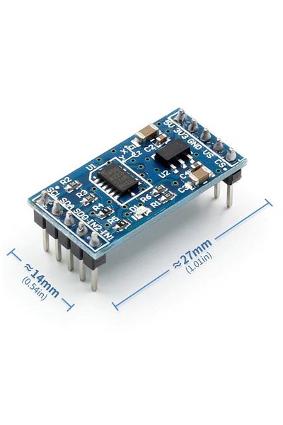 ROBOFUN ADXL345 digital acceleration and angle sensor module with soldering