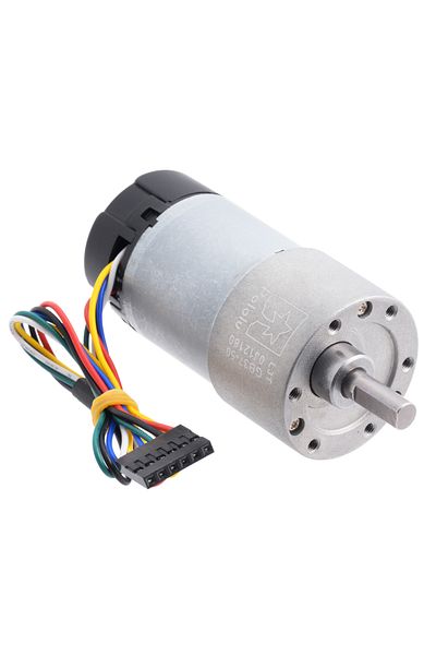 Pololu electric motor 12V, 50:1, 37Dx70L, helical pinion, 64CPR