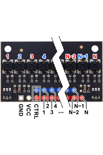 Pololu QTRX-HD-31A bar 31 analog line sensors