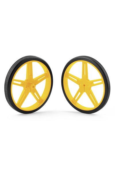 Pololu Wheels 70×8mm - Yellow